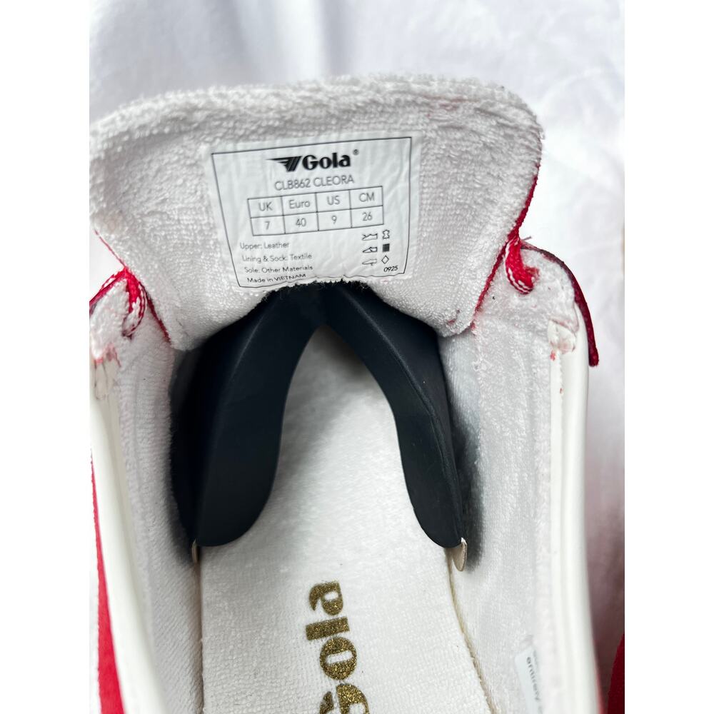 NWOB Gola Classics Women's Cleora Sneakers | Coral/Off White - Picture 10 of 10